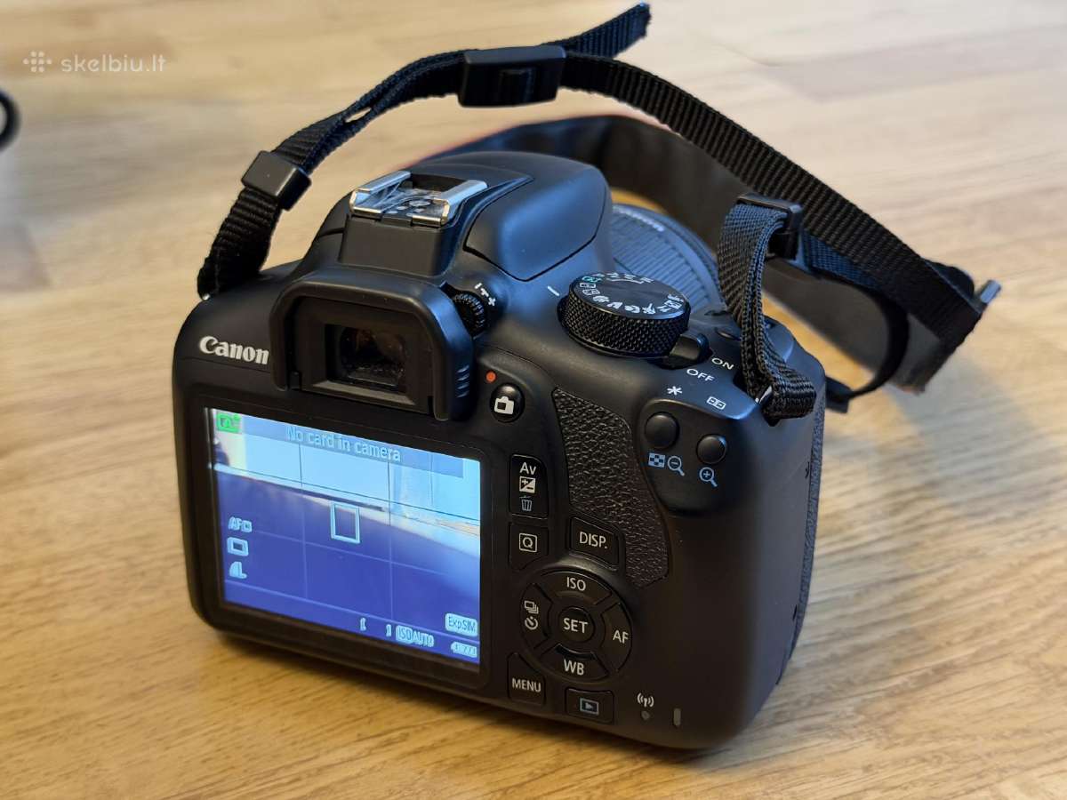 Canon EOS 1300d / WiFi / 18-55mm / 7k kadrų - nuotraukos Nr. 8