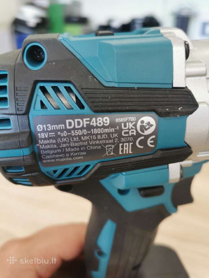 Naujas Makita suktukas Ddf489 18v - nuotraukos Nr. 2