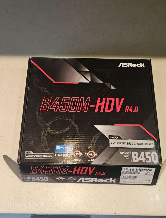 Asrock b450 hdv 4.0 - nuotraukos Nr. 5