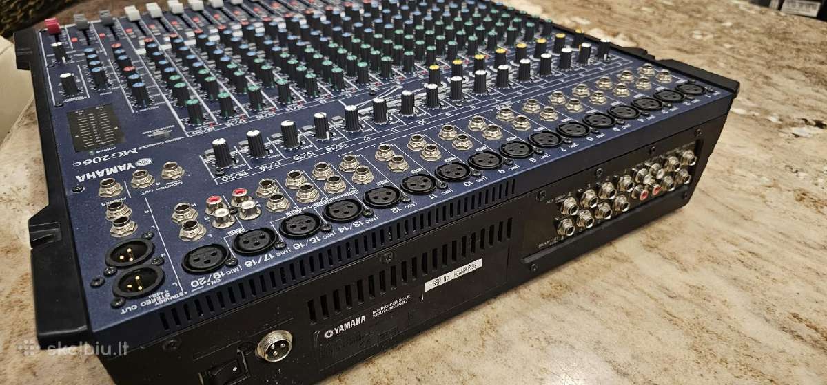 Yamaha Mg206c-usb maišytuvas - nuotraukos Nr. 4