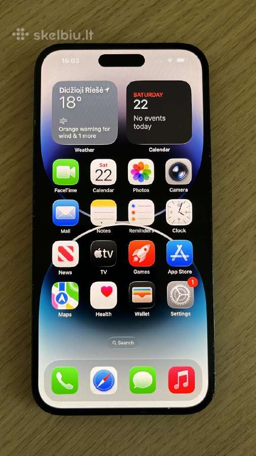 Apple iPhone 14 Pro Max 256gb Space Black – 85% - nuotraukos Nr. 4