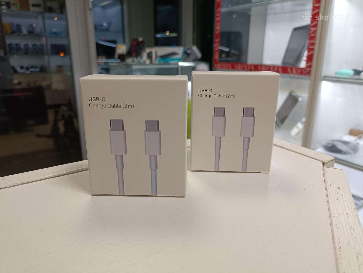 Naujas Type-c to Type-c Usb C laidas 2m. - nuotraukos Nr. 5