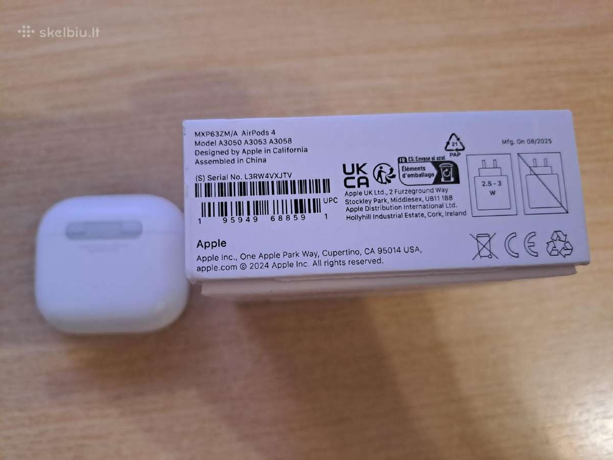 Apple Airpods 4 - nuotraukos Nr. 2