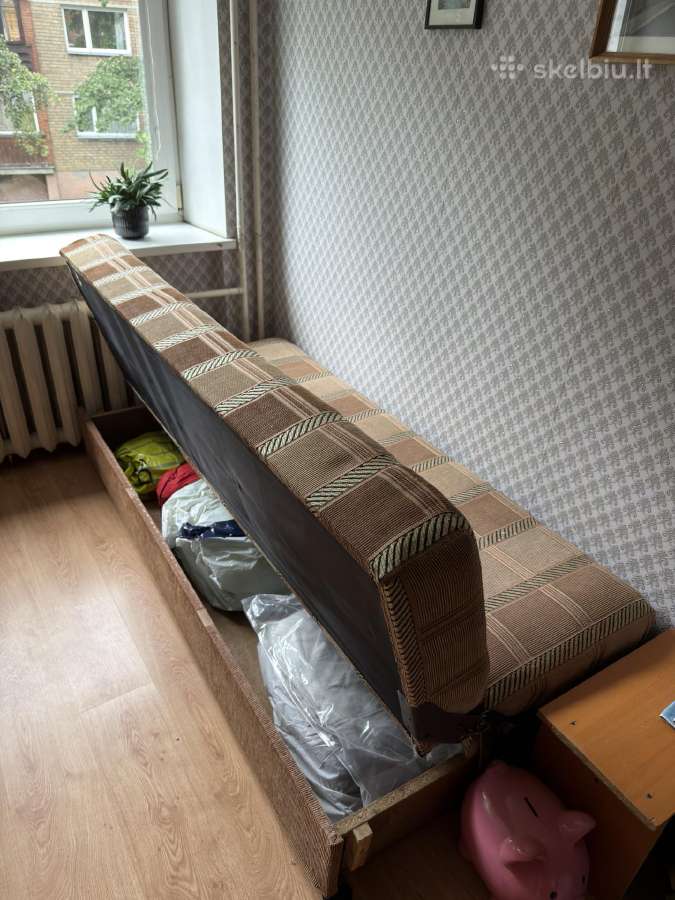 Sofa-lova, naudota, ilgis/plotis 180/110 - nuotraukos Nr. 2