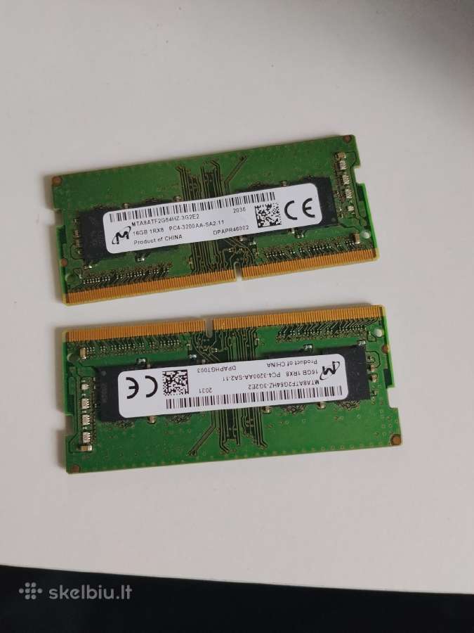 Ddr4 16 GB one RAM . Laptop - nuotraukos Nr. 2