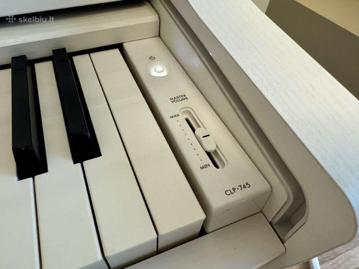 Yamaha Clavinova Clp-745wh skaitmeninis pianinas - nuotraukos Nr. 7