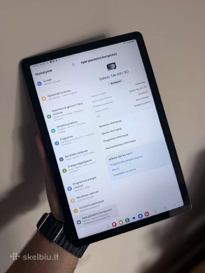 Samsung Tab A9+ 5G - nuotraukos Nr. 2
