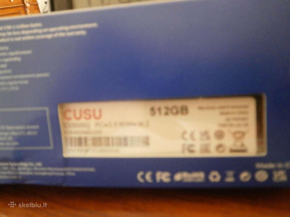 SSD 512 GB, jungtis m.2. Naujas - nuotraukos Nr. 2