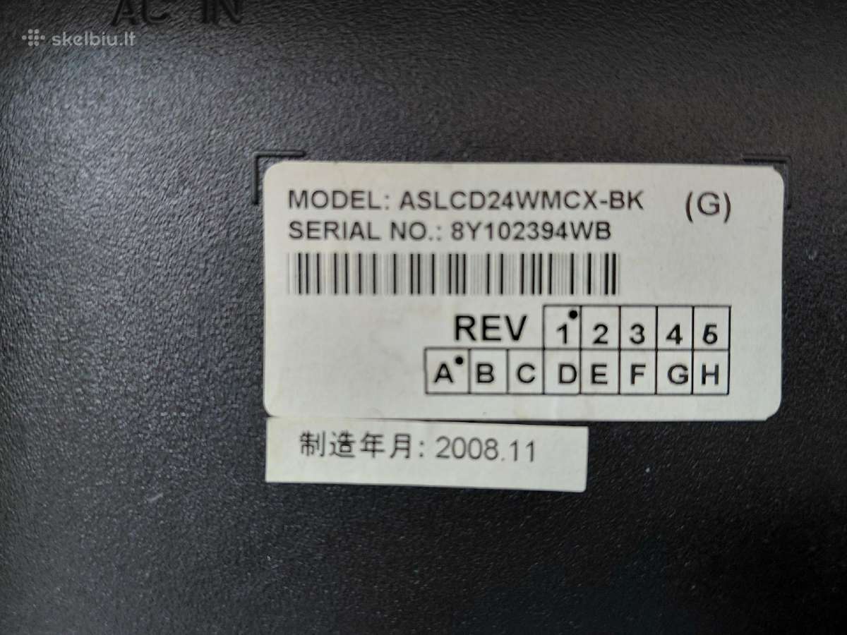 Parduodu monitorių Nec Accusync Lcd24wmcx - nuotraukos Nr. 5