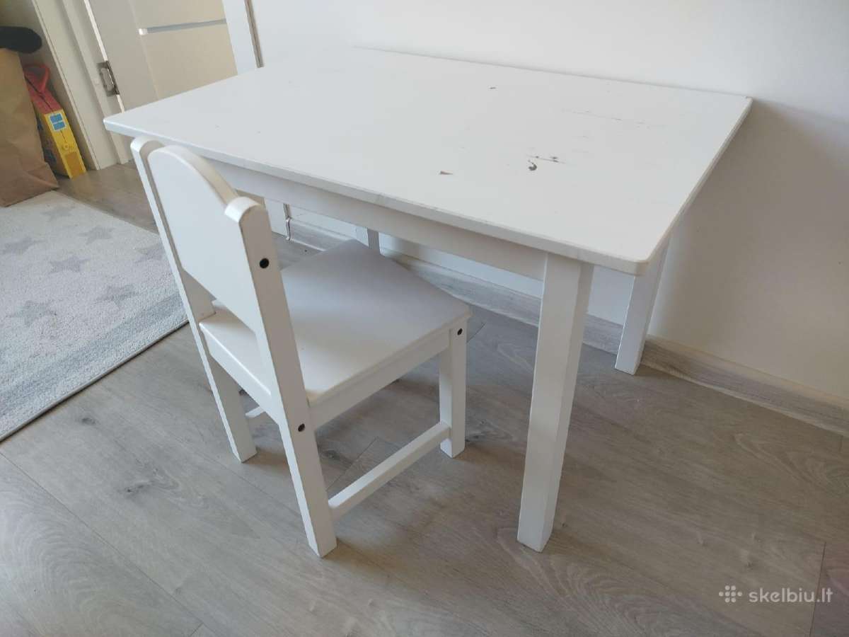 Ikea stalas su kėde - nuotraukos Nr. 2