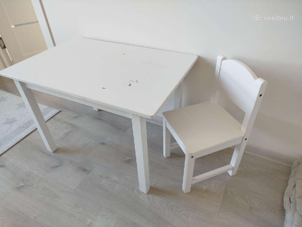 Ikea stalas su kėde - nuotraukos Nr. 3