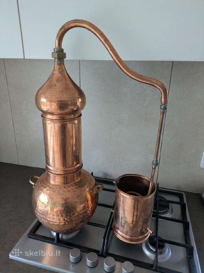 5l varinis alembikas su kolona ir kondensatoriumi - nuotraukos Nr. 2