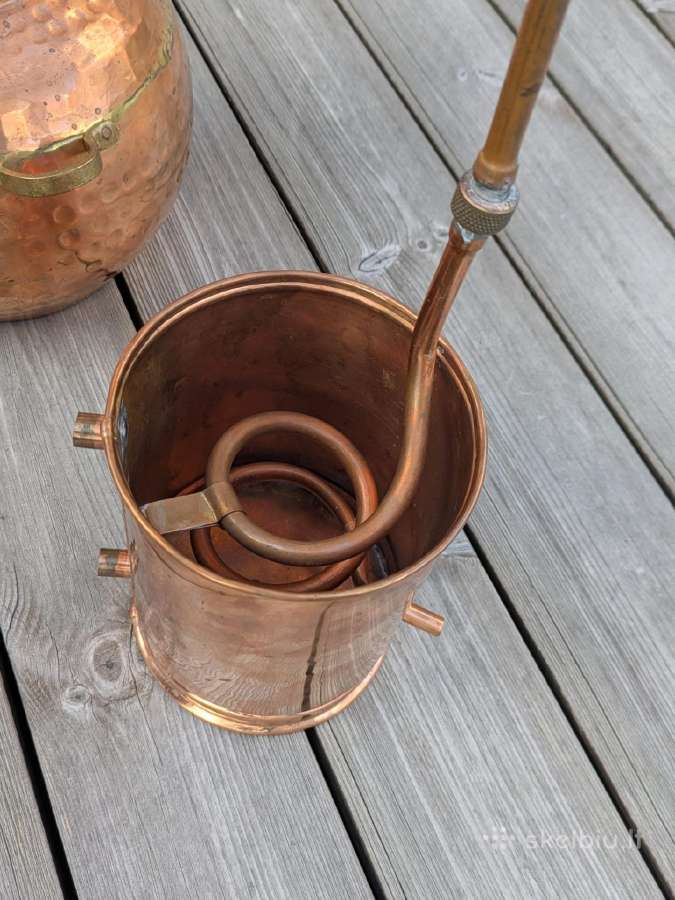5l varinis alembikas su kolona ir kondensatoriumi - nuotraukos Nr. 3