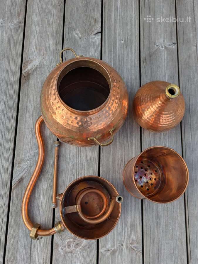 5l varinis alembikas su kolona ir kondensatoriumi - nuotraukos Nr. 4