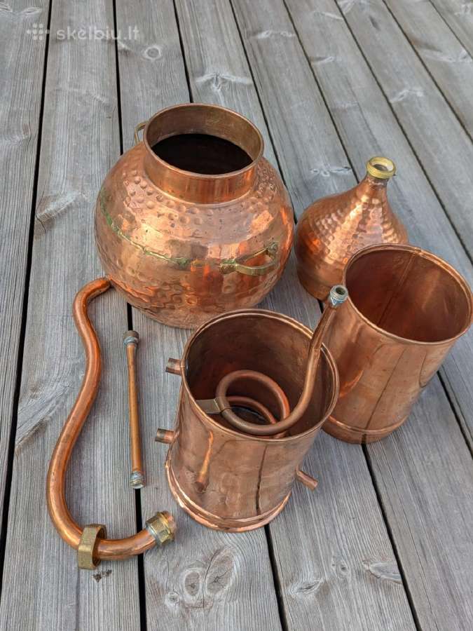 5l varinis alembikas su kolona ir kondensatoriumi - nuotraukos Nr. 5