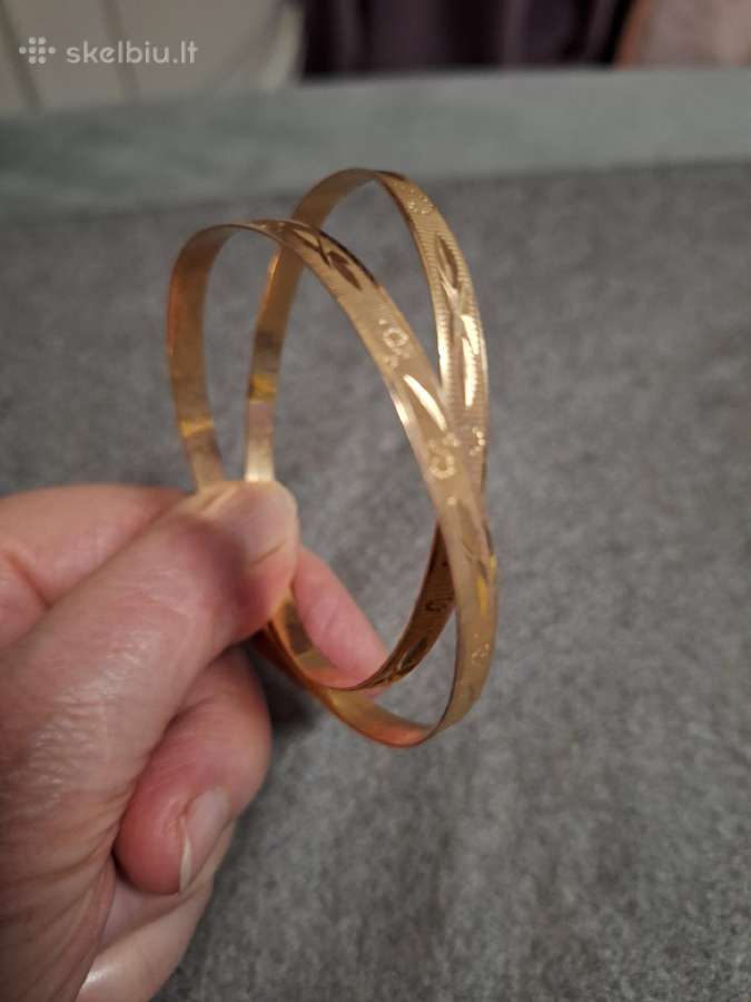 Parduodu auksines bangle apyrankes - nuotraukos Nr. 4