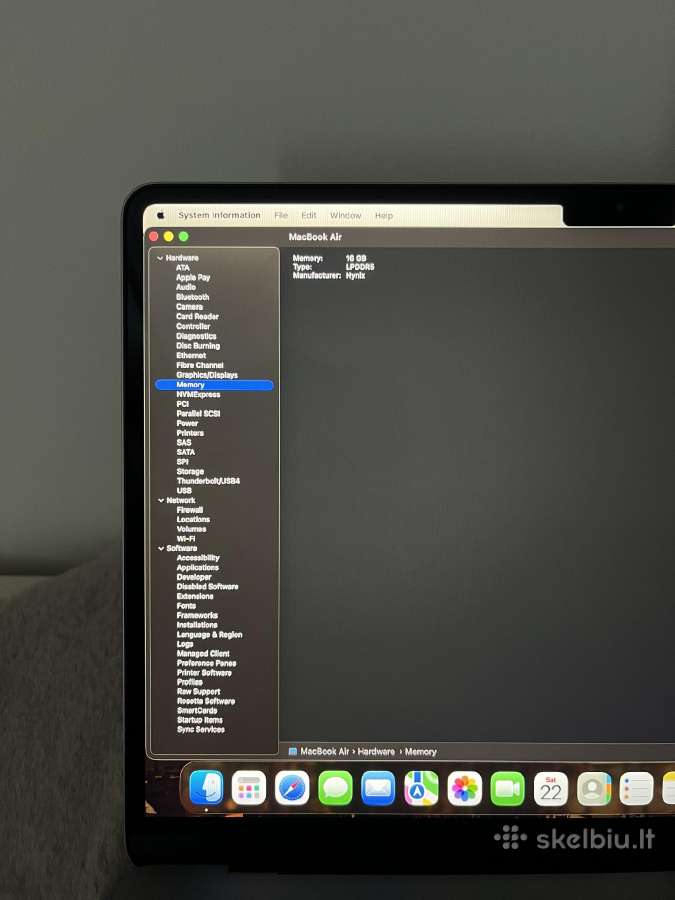 MacBook Air 13.6 M2 1tb/16gb - nuotraukos Nr. 13