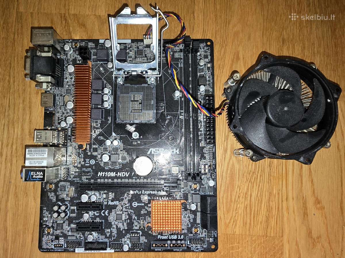 Komplektas: Asrock H110m-hdv + Intel i5-6500 - nuotraukos Nr. 2