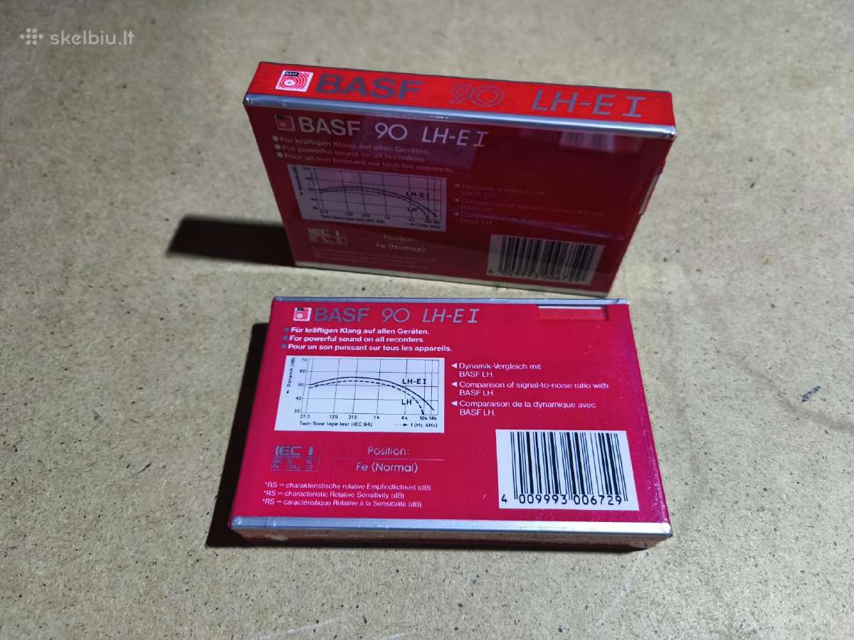 Naujos audio kasetės Basf Lh Extra I 90 (2 vnt.) - nuotraukos Nr. 2