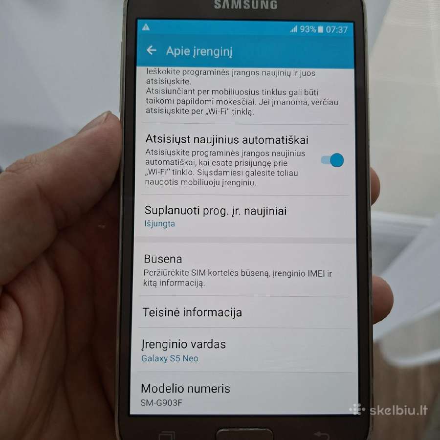 Samsung Galaxy S5 Neo - nuotraukos Nr. 6