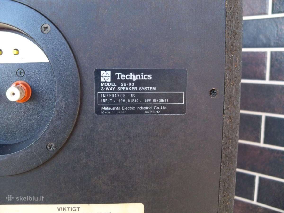 Technics SB-ca 1000. SB-x1. SB-x3. Report. - nuotraukos Nr. 26