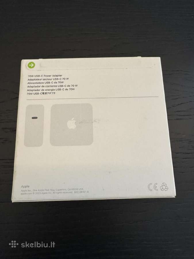 Įkroviklis Apple Usb-c Power Adapter, 70 W - nuotraukos Nr. 2