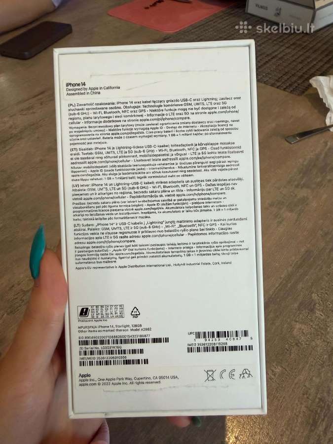 iPhone 14 128gb - nuotraukos Nr. 8