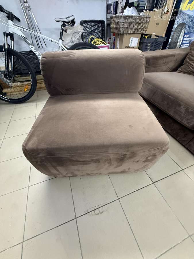 Parduodama geros būklės sofa Bravo su foteliu - nuotraukos Nr. 2