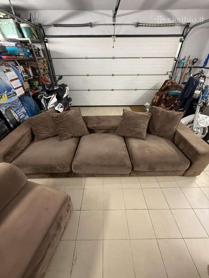 Parduodama geros būklės sofa Bravo su foteliu - nuotraukos Nr. 3