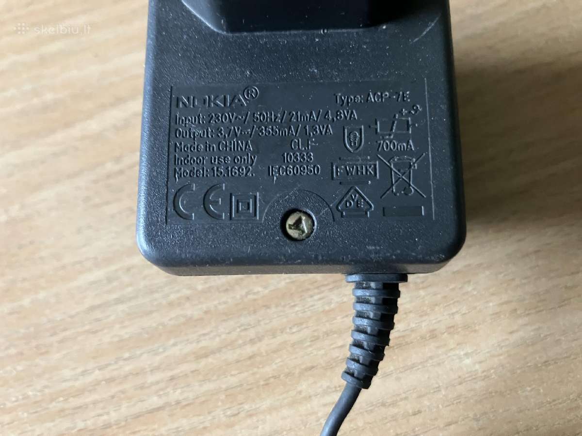 Originalus Nokia Acp-12e įkroviklis - nuotraukos Nr. 2
