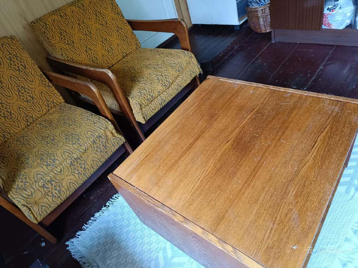 Soviet svetaines komplektas,foteliai, stalas - nuotraukos Nr. 11