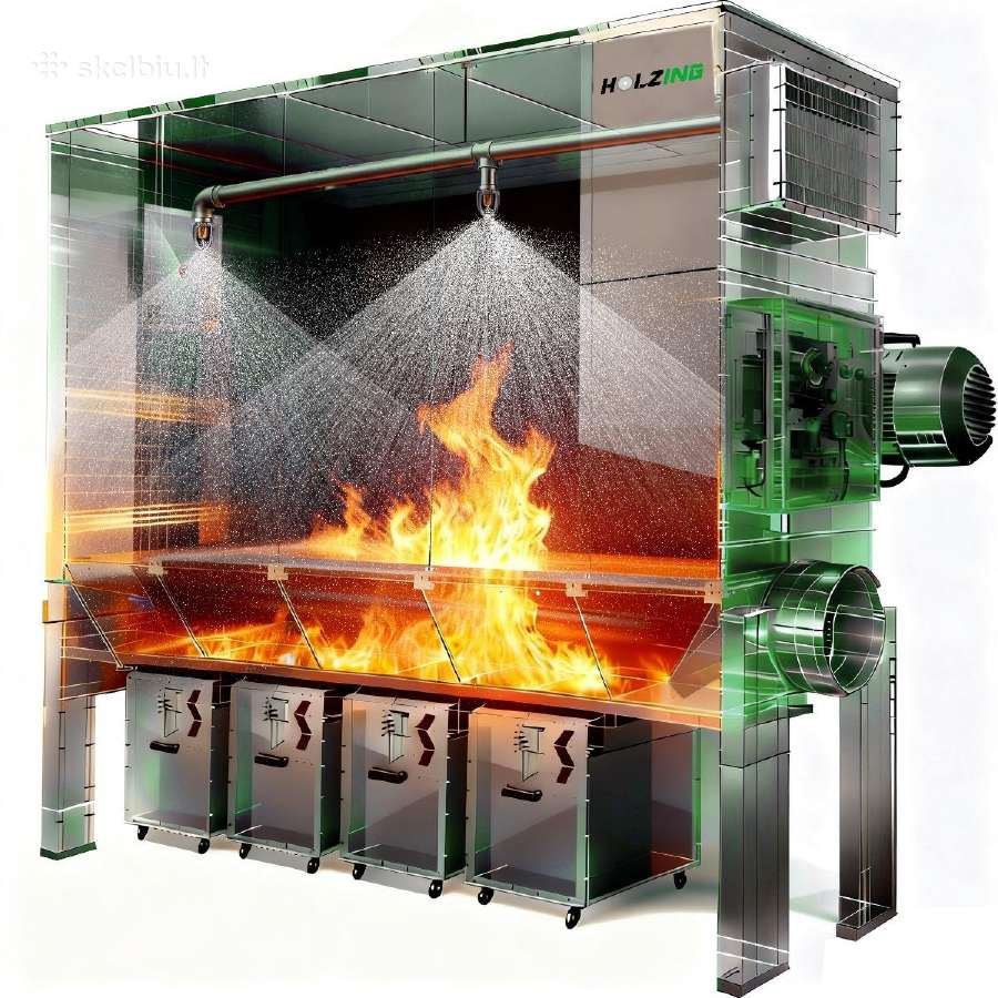 Holzing Atex dulkių drožlių nutraukėjas 5500 m3/h - nuotraukos Nr. 4