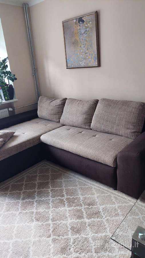 Minkšta kampinė sofa /lova - nuotraukos Nr. 2