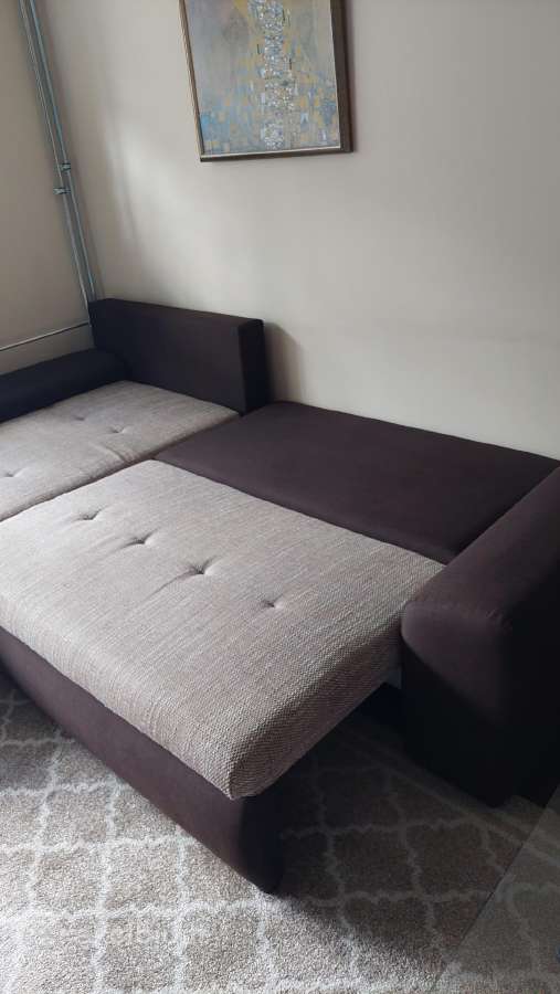 Minkšta kampinė sofa /lova - nuotraukos Nr. 6