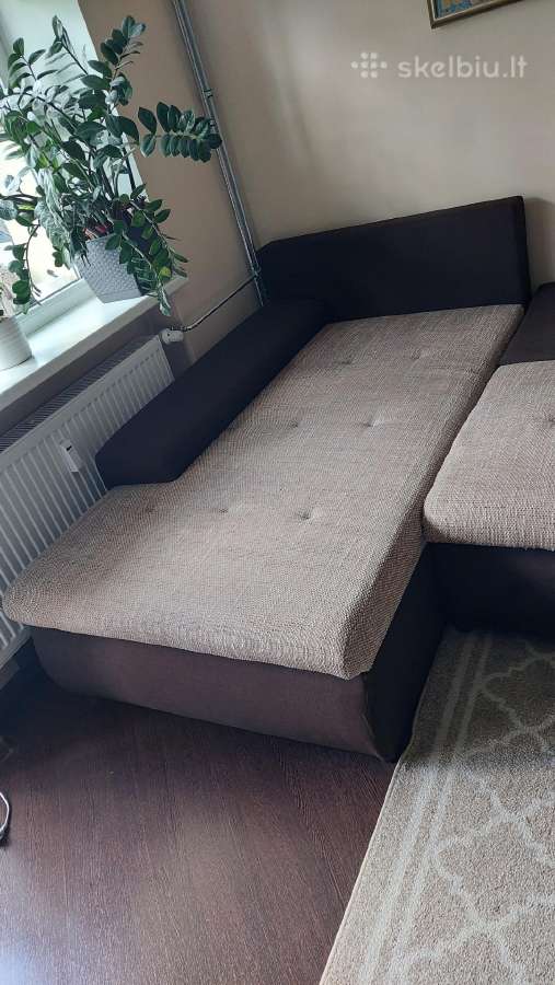 Minkšta kampinė sofa /lova - nuotraukos Nr. 7