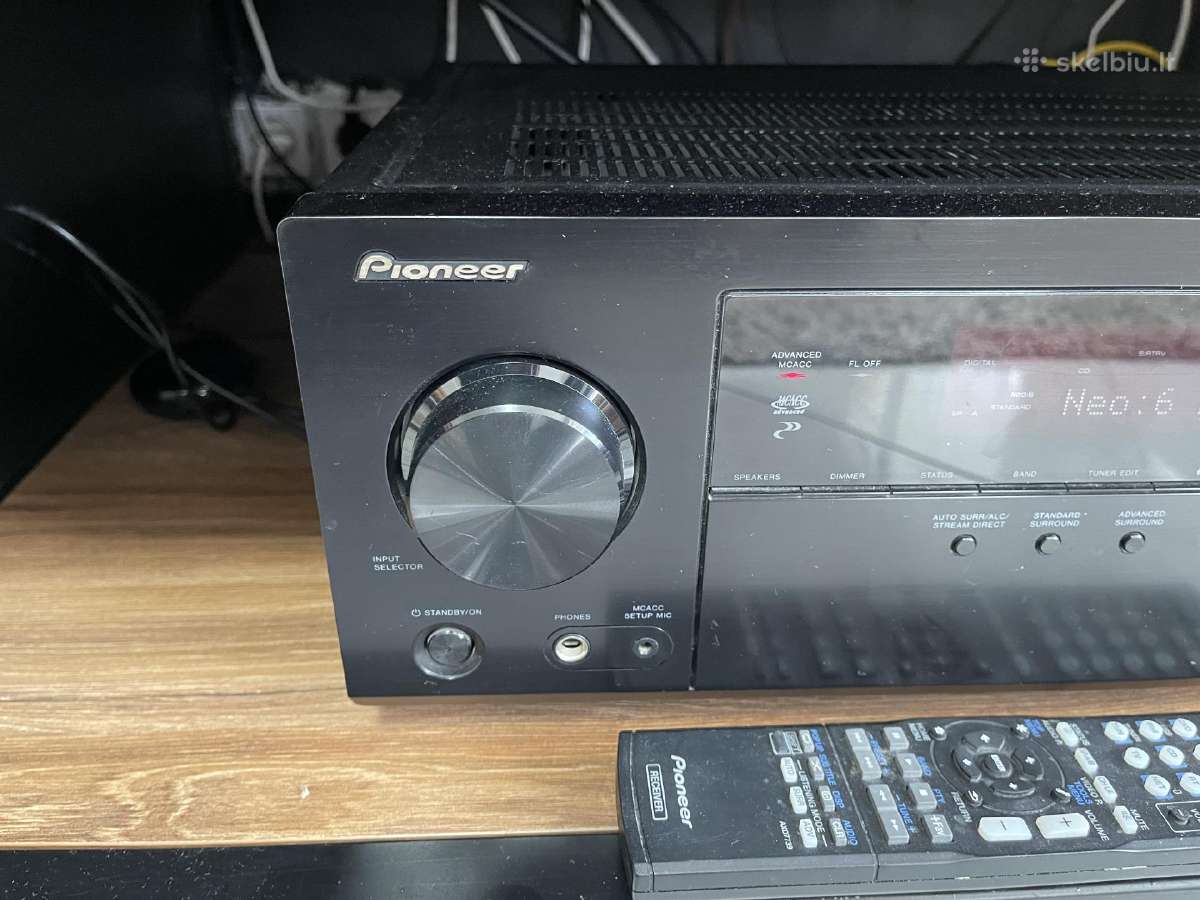 Pioneer Vsx 830 stiprintuvas resyveris. Airplay - nuotraukos Nr. 2