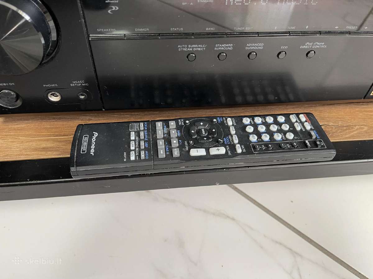 Pioneer Vsx 830 stiprintuvas resyveris. Airplay - nuotraukos Nr. 3