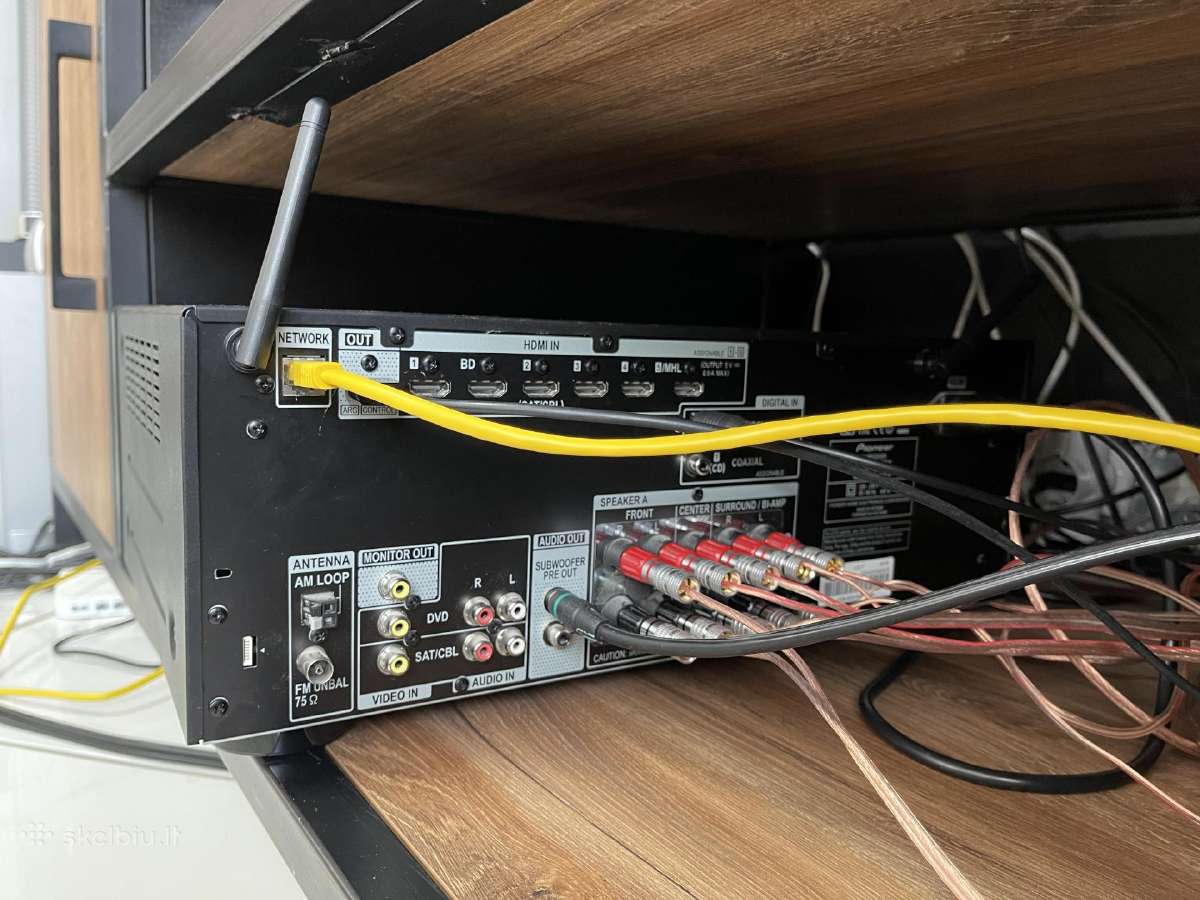 Pioneer Vsx 830 stiprintuvas resyveris. Airplay - nuotraukos Nr. 5