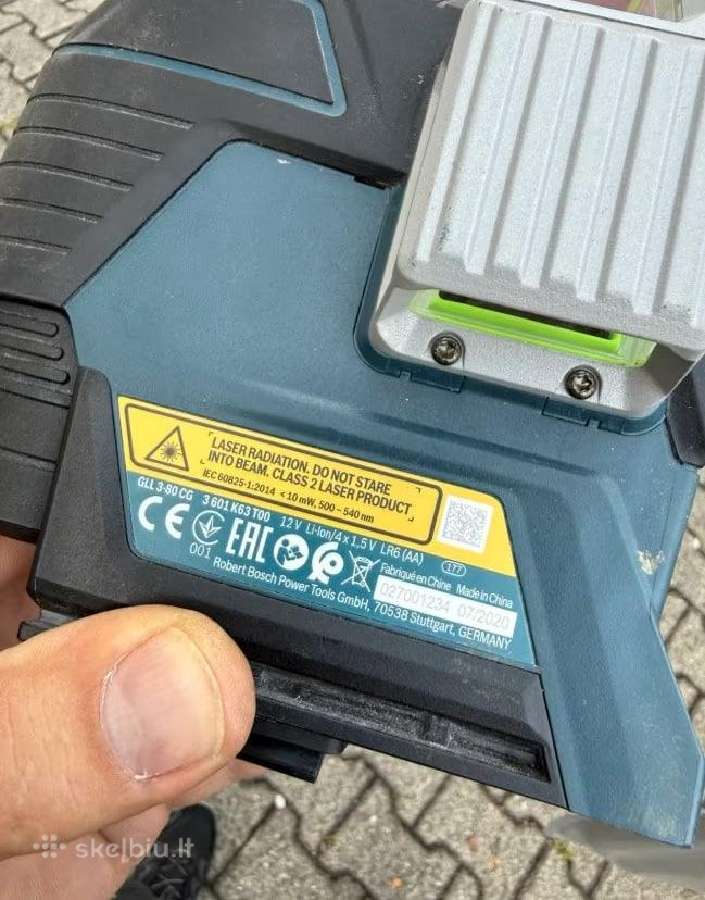 Bosch Gll 3-80 Cg profesionalus linijinis lazeris - nuotraukos Nr. 2
