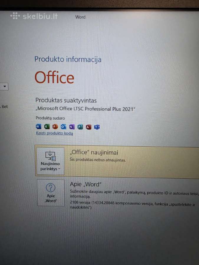 Dell Latitude 5500. i5-8265u. 16 GB/ 256 GB. - nuotraukos Nr. 7