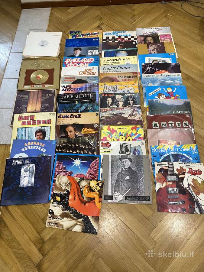 Vinilinės plokštelės apie 60 vnt. - nuotraukos Nr. 2