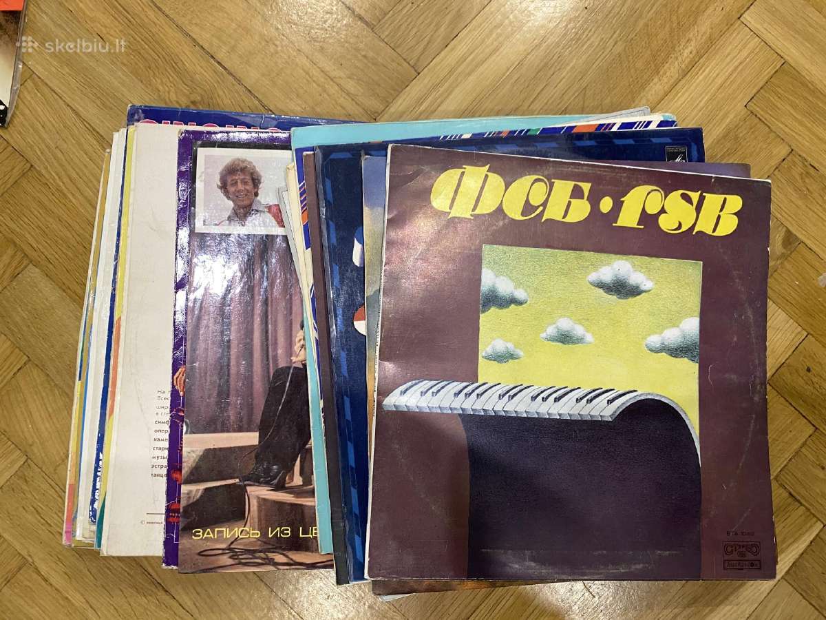 Vinilinės plokštelės apie 60 vnt. - nuotraukos Nr. 3