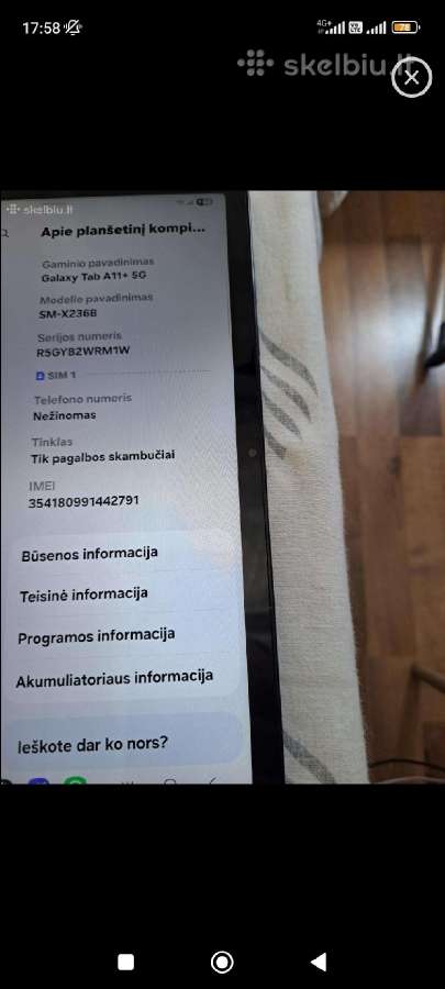 Galaxy Tab A11-5G - nuotraukos Nr. 4