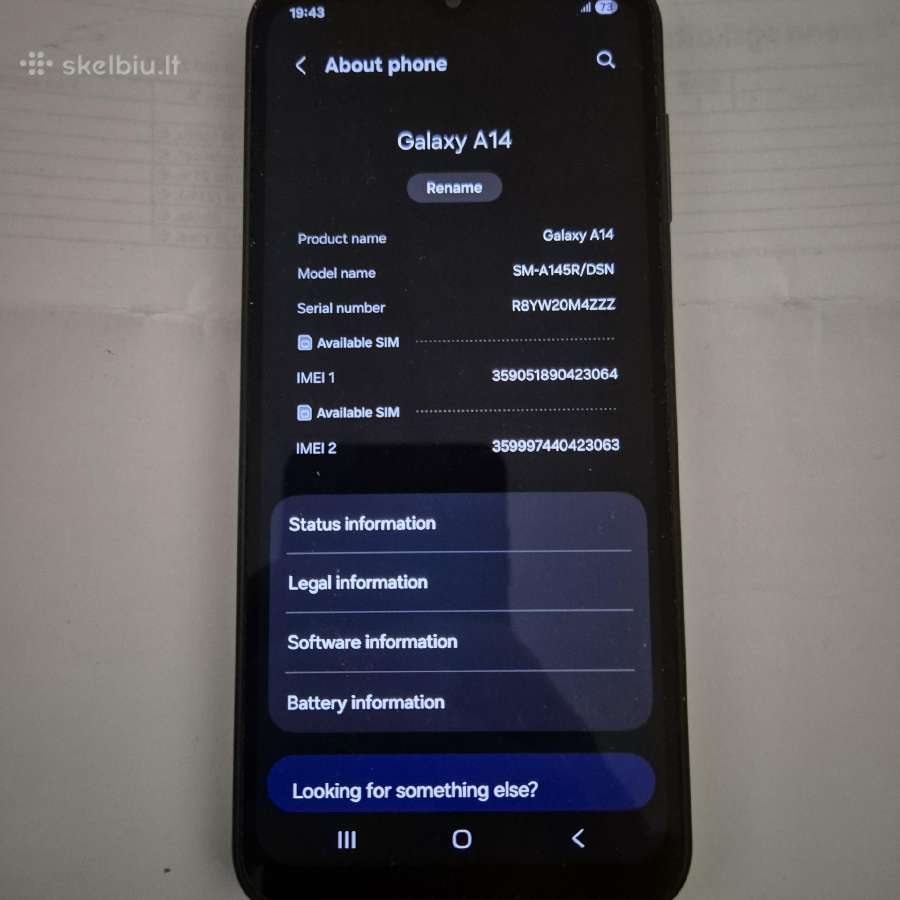 Parduodu Samsung A14 64gb - nuotraukos Nr. 3