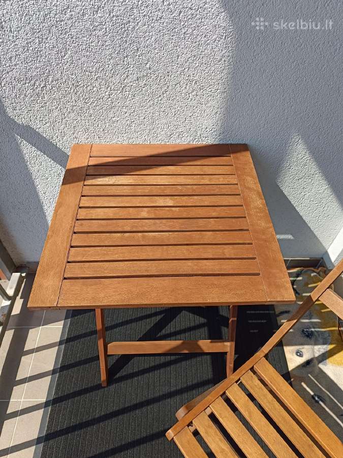 Staliukas sulankstomas + 2 kėdės - nuotraukos Nr. 3