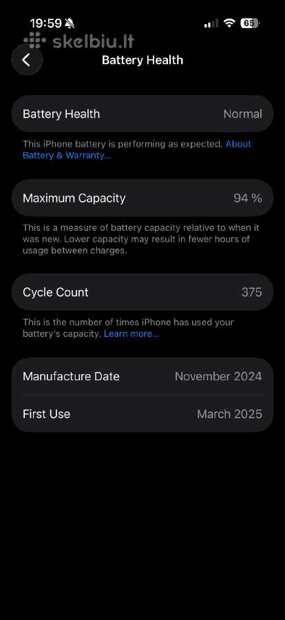 iPhone 16 Pro 128 GB – Titan - nuotraukos Nr. 2