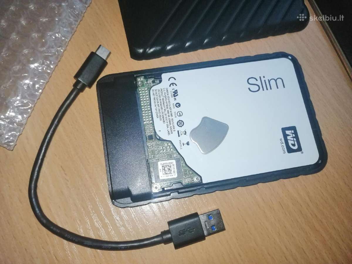 Parduodu Wd Black 1tb HDD + Su Dezute Usb 3.1 - nuotraukos Nr. 2