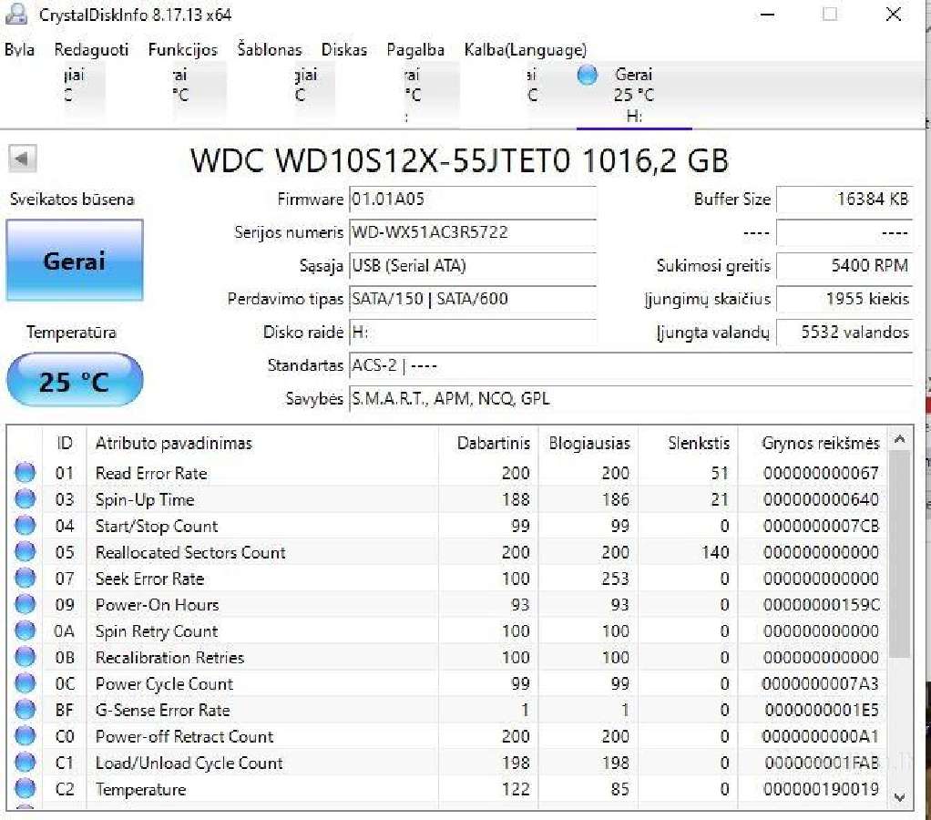 Parduodu Wd Black 1tb HDD + Su Dezute Usb 3.1 - nuotraukos Nr. 9