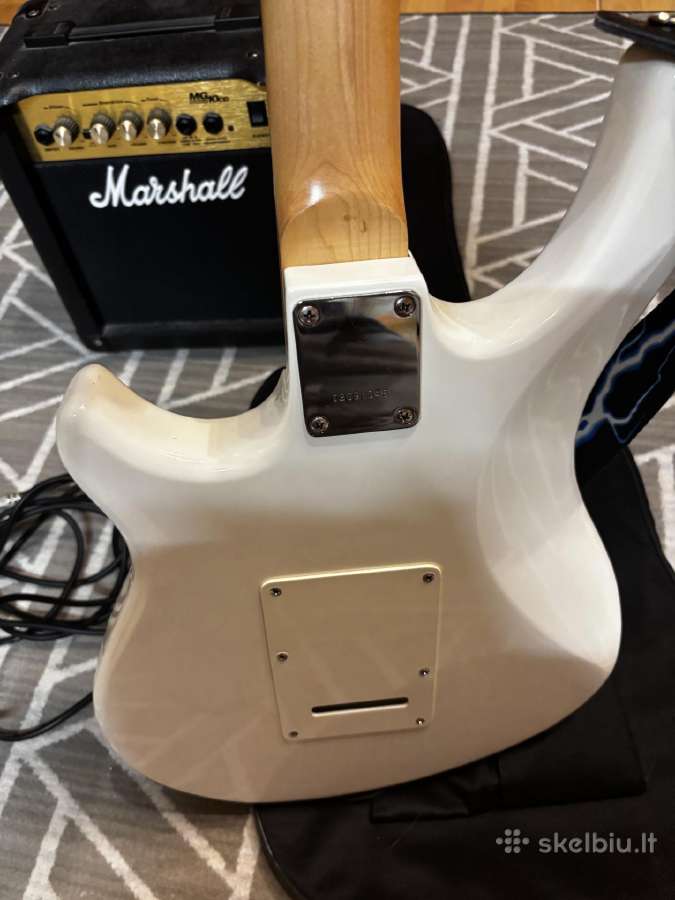Marshall kalonėlė ir gitara. Pilnas kompletas - nuotraukos Nr. 2