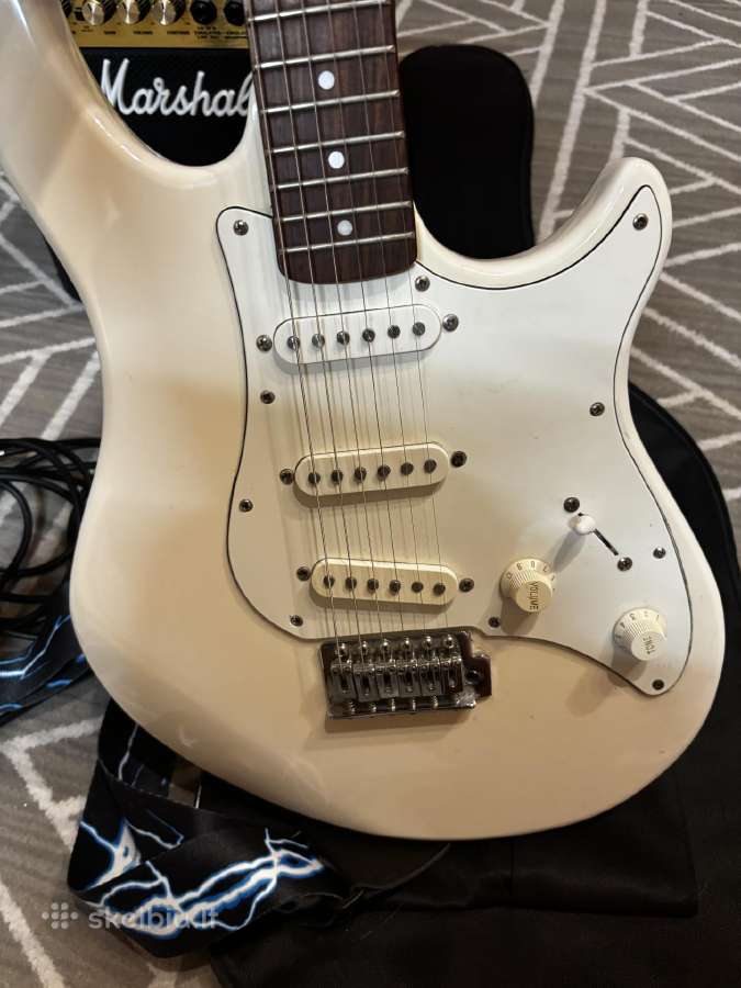 Marshall kalonėlė ir gitara. Pilnas kompletas - nuotraukos Nr. 3